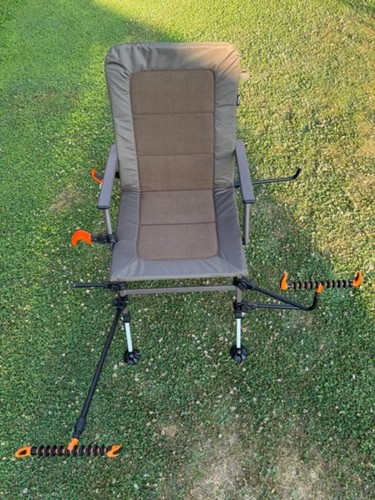 Fishing chair with arms rod - fishing,