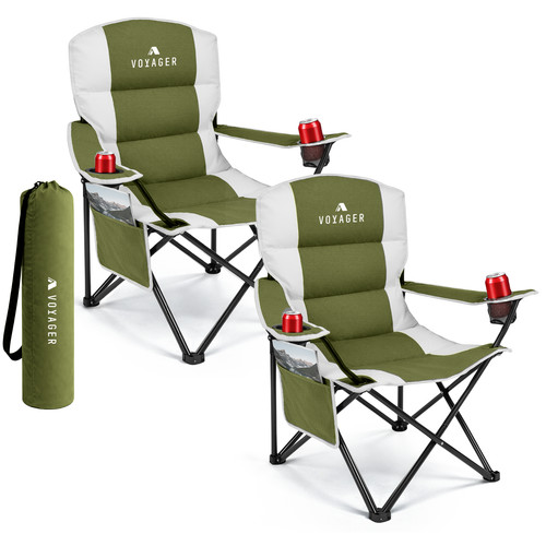 Voyager padded camping chairs - voyager,